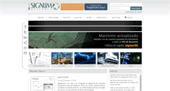 Desktop Screenshot of finanzas.signumresearch.com